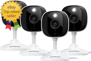 2K Home Security Cameras- Outdoor/Indoor Cameras for Baby/Nanny/Dog, 2.4Ghz Wifi - Picture 1 of 6