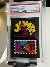 1982 Topps Nintendo Donkey Kong Super Mario Stamp Out Card - PSA 2