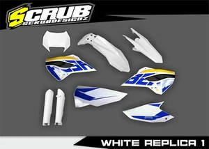 Husaberg 2013 2014 TE FE 125 250 300 450 501 Plastics kit + replica decals - Picture 1 of 9