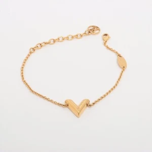 PRE-LOVED Louis Vuitton M61084 Essential V LE1220 Bracelet GP Gold Originalbox - Bild 1 von 6