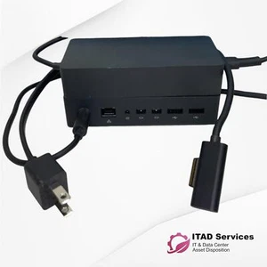 Genuine MICROSOFT SURFACE Docking Station 1661 WITH Power Supply - TESTED - Afbeelding 1 van 8
