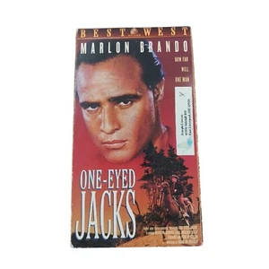 One-Eyed Jacks VHS 1999 Marlon Brando Classic Western 1961 Front Row VTG - Picture 1 of 4