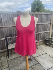 Miss fiori Pink Vest Top Sz 14 - Picture 1 of 4