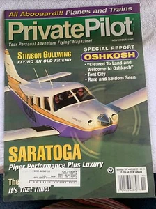 Private Pilot Aviation Magazine November 1997 Flight Aircraft Stinson Piper Fly - Picture 1 of 10