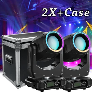 200W Beam Moving Head Light RGBW Gobo Spot Stage Lighting DJ Disco Show DMX+Case - Picture 1 of 21