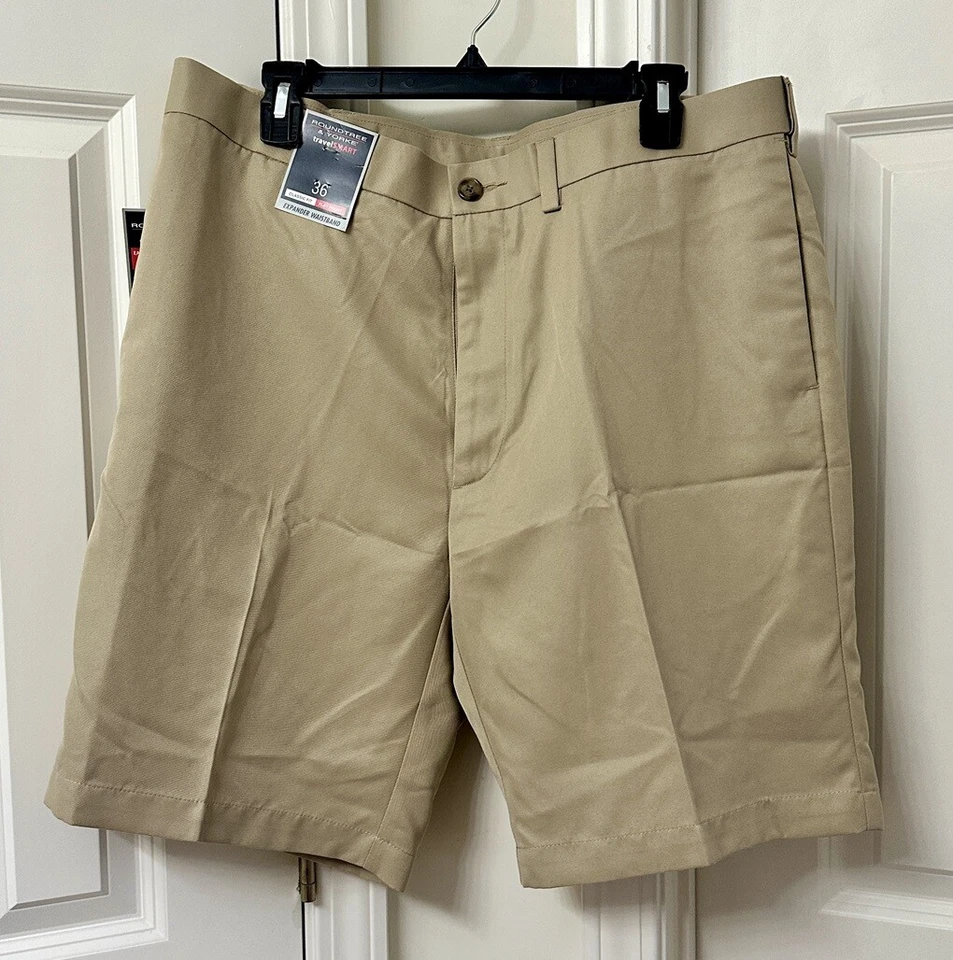 Roundtree & Yorke TravelSmart 平前经典合身短裤,36W9L — 第 1/1 张图片