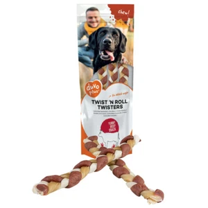 DUVO+ Kausnack Twist´n Roll BIG TWISTER - 2 x 25cm - 220g 364-464786 - Picture 1 of 1