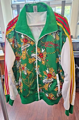 Christian Audigier 复古 Ed Hardy 夹克 - 大号 — 第 1/4 张图片