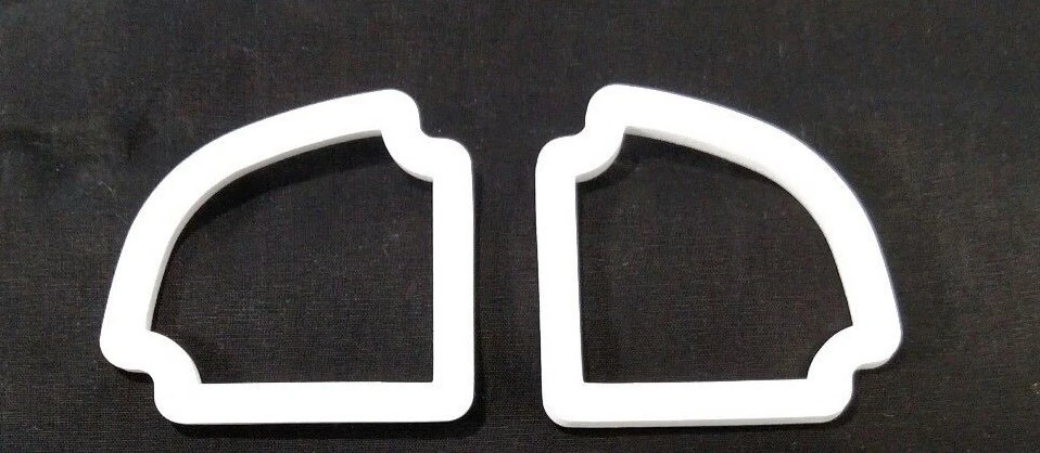 一对反向灯垫圈适用于 1967 - 71 雪佛兰 / 吉姆西 Fleetside 皮卡车 — 第 1/1 张图片