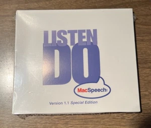 MAC Software Speech LISTEN DO CD 1.1 Edición Especial Soporte Técnico OS 8.5.1 - Imagen 1 de 7
