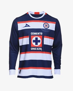 PIRMA  CRUZ AZUL MEN'S JERSEY BLUE  PORTERO 24/25 AUTHENTIC MANGA LARGA  MARINO - Picture 1 of 10