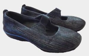 Arcopedico Portugal Mary Jane Lytech Arcopedico Leina Black Metallic striped 6.5 - Picture 1 of 8