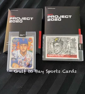 PROJECT 2020 #67 - Nolan Ryan by Thiele/7383 & #68 - Clemente by JK5/8518 -READY - Picture 1 of 5