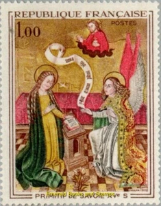 EBS France 1970 - Mediaeval Art - "Annunciation" - YT 1640 - MNH** - Picture 1 of 1