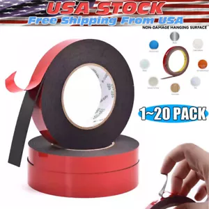 Auto Tape Acrylic Foam Double Sided Back Car Mounting Adhesive 3m x10mm 10ft Lot - Picture 1 of 10