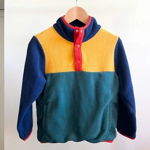 Hanna Andersson Polarfleece Colorblocked Pullover - Picture 1 of 5