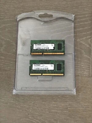 2 Elpida 1GB 2Rx16PC3-8500S-7-10-AP Laptop Notebook RAM Memory Cards - Image 1 of 3