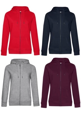 B&C Damen Sweatjacke Zip Hoodie Jacke Kapuzenjacke Übergrößen XS-3XL - Bild 1 von 2
