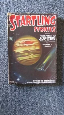 STARTLING STORIES MAGAZINE 1951/01 PASSPORT TO JUPITER RAYMOND Z. GALLUN GOOD+ Foto 1 de 2