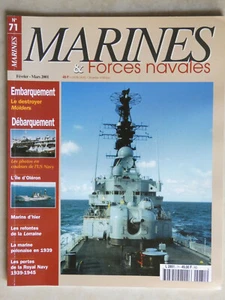 REVUE MARINES & FORCES NAVALES N°71 - DESTROYER MÖLDERS - L'ILE D'OLÉRON - NAVY - Imagen 1 de 1
