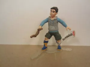 NEW SCHLEICH 13904 Boy With Branch 7.5cm Tall - RETIRED - Picture 1 of 2