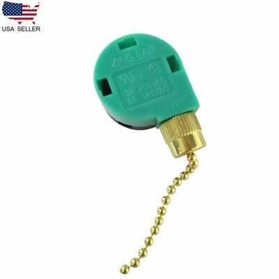 ZING EAR ZE-268S6 Pull Chain Switch 4 Wire 3 Speed Ceiling Fan Switch 6A 125V US - Image 1 of 4