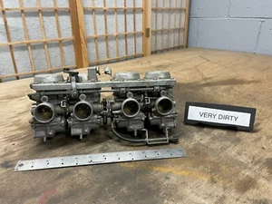 1987 Honda CBR600F Hurricane Carburetor Assembly Carb keihin VG20A Rack 4 LOOK! - Picture 1 of 11