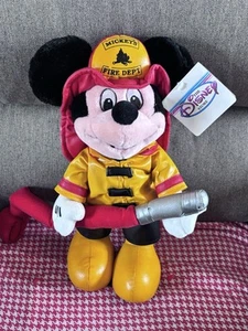 Peluche Disney 12" Topolino "Tutto acceso" pompiere - Foto 1 di 6