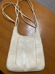 Bolso de hombro de cuero blanco crema de colección. Leer descripción - Imagen 1 de 10