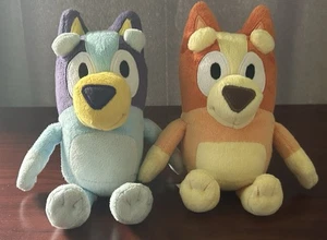 Bluey & Bingo Pair- Bluey Soft Plush Toy 18cm By Moose 2018 ABC Ludo Studios - Foto 1 di 24