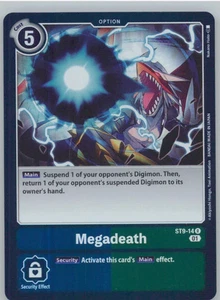 Megadeath ST9-14 Digimon FOIL Karte - Bild 1 von 1