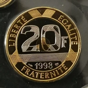20 FRANCS MONT SAINT MICHEL 1998 BU / SCELLEE ET ISSUE DU COFFRET / FRANCE - Picture 1 of 2