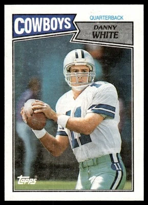 1987 Topps Danny White Set Break Dallas Cowboys #261 - Image 1 of 2