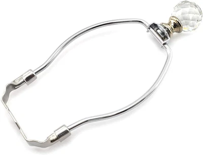 Soporte de arpa de lámpara de 6 pulgadas, OZXNO Soporte de marco de cuerno de pantalla de lámpara con bola de cristal  Foto 1 de 4