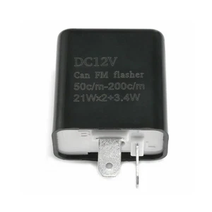 12V 2-Polig Led Blinkrelais Lastunabhängig Motorrad Blinker-relais Relay-Flasher - Picture 1 of 9
