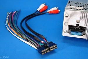 ENCHUFE DE ALIMENTACIÓN DE RADIO DOBLE ARNÉS DE CABLES ESTÉREO 20 PINES CD MP3 DVD TV XDVD8180 VENDEDOR DE EE. UU. - Imagen 1 de 7