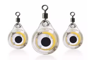5-10 piezas Mini señuelo de pesca LED de gota profunda cebo de pesca nocturna ojo submarino - Imagen 1 de 6
