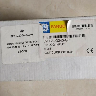 1PC NEW FANUC IC200ALG240-GC IC200ALG240GC ANALOG IN 8CH FREE SHIPPING - Image 1 of 2