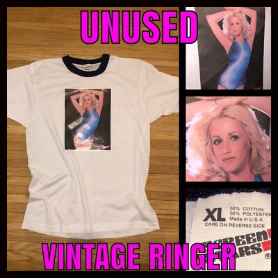 VTG 70s 1978 ORIG Suzanne Somers Threes Company TV Show poster UNUSED t-Shirt XL - Image 1 of 4