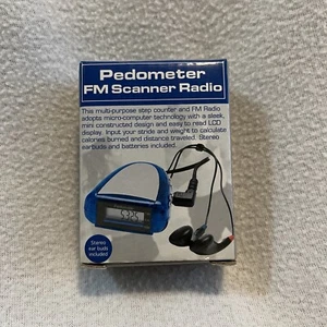 Schrittzähler FM Scanner Radio - Core Red mit Ohrhörern & Gehprogramm - Bild 1 von 10