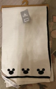 Mickey Ears Scarf White Disneyland Paris - Picture 1 of 4
