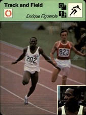 1977-79 Sportscaster Series 78 Multi-Sport Oversize Card #7810 Enrique Figuerola