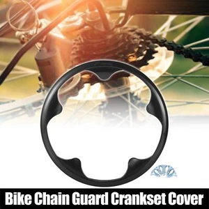 52 Teeth 10.5cm 5 Holes Bicycle Bike Crankset Chain Wheel Cover Protector - Picture 1 of 9