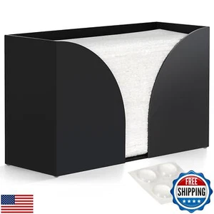 Storage Standard Multifold Paper Towel Dispenser Countertop - Matte Black Pap - Picture 1 of 5