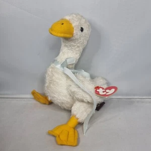 BNWT 1993 Ty Beanie Babies Attic Treasures - Georgette Goose - Soft Plush Toy 7" - Picture 1 of 8