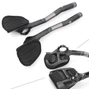 T-800 Carbon Fiber Strength Lenker Rest Bars 31,8mm TT Bike Rset Lenker 2X - Bild 1 von 8