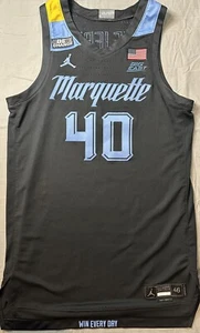 Men’s Marquette Basketball Jersey #40 Itejere PE Size 46 (Lgth+4) 2021-2022 - Picture 1 of 7