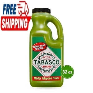 Green Pepper Sauce, 32 oz Regular Quarter Gallon Jug, Gluten Free - Picture 1 of 4