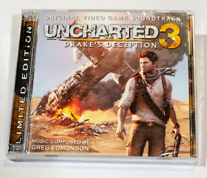 UNCHARTED 3 DRAKE'S DECEPTION Soundtrack Double CD Limited Edition New PS3 PS4