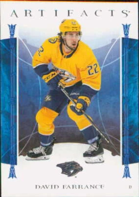 2022-23 Upper Deck Artifacts #24 David Farrance Nashville Predators - Image 1 of 2